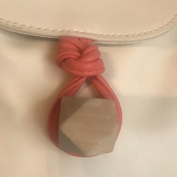 Wild Fable Mini Cream Backpack with Silver Hardware and Wooden Button Cl… - Picture 5 of 9